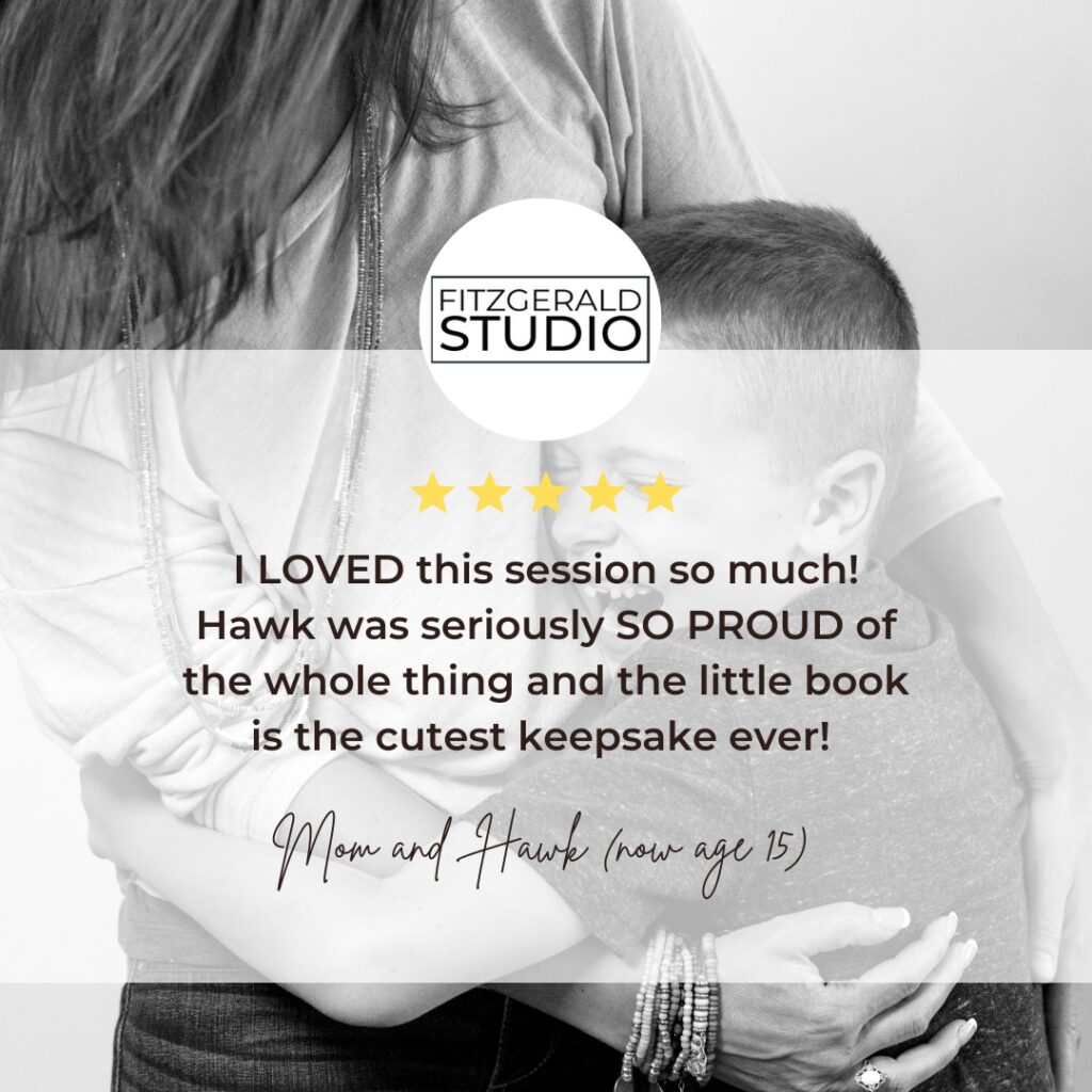 Portrait collage with kids drawings and photos Illinois
