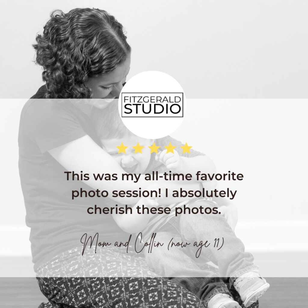 Mom and Me portrait book with child drawings Illinois